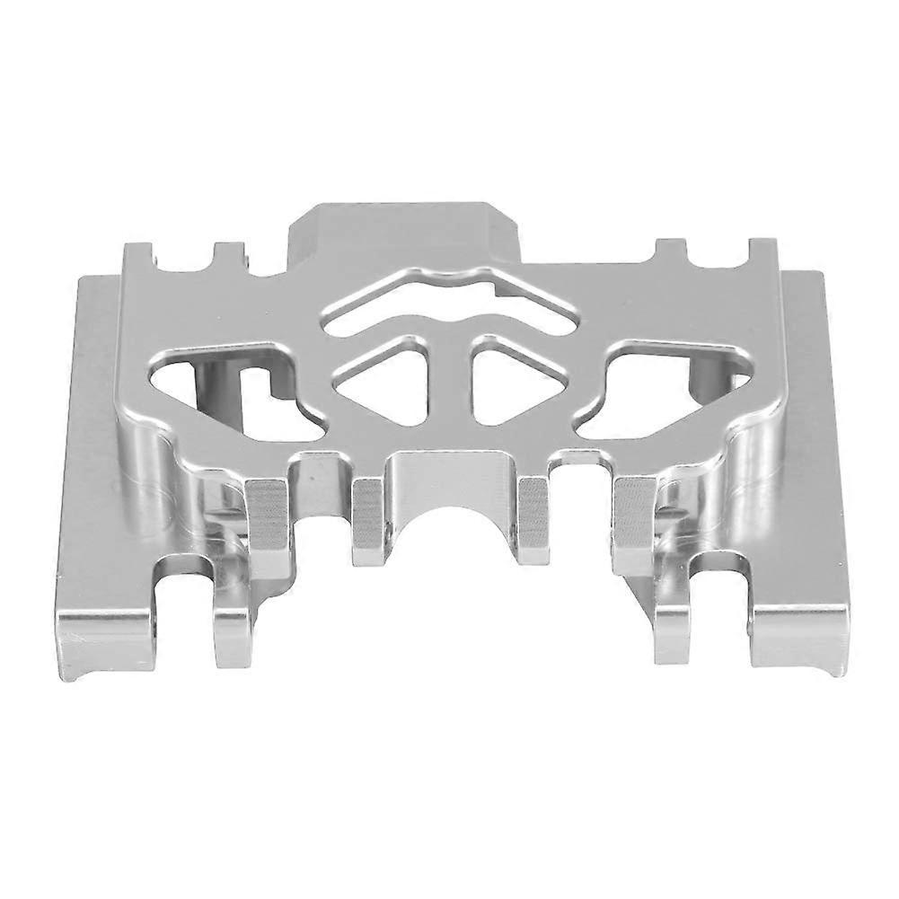 Aluminum Alloy Middle Gear Chassis Rc Update Part of Defender Scratch Prevention for Silver Model Lovers (Silver) Ref: 7244