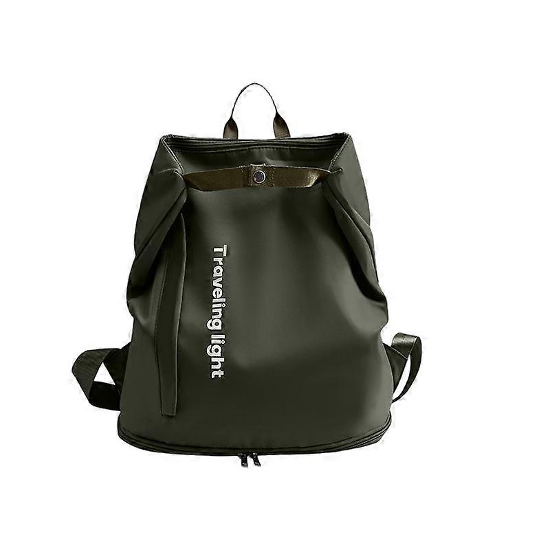 Travel backpack, large capacity with dry-wet separation, dual-use for carrying on the back and holding in hand