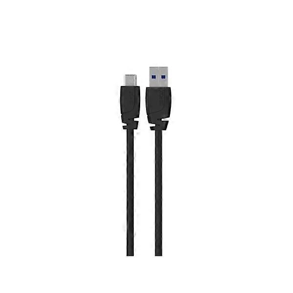 Sinox PRO USB C to USB A cable. 1m. Black, data transfer, charging cable