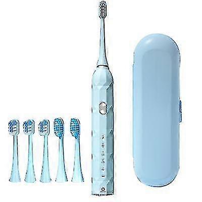 Green Ultrasonic Electric Toothbrush��?usb Rechargeable Waterproof T...