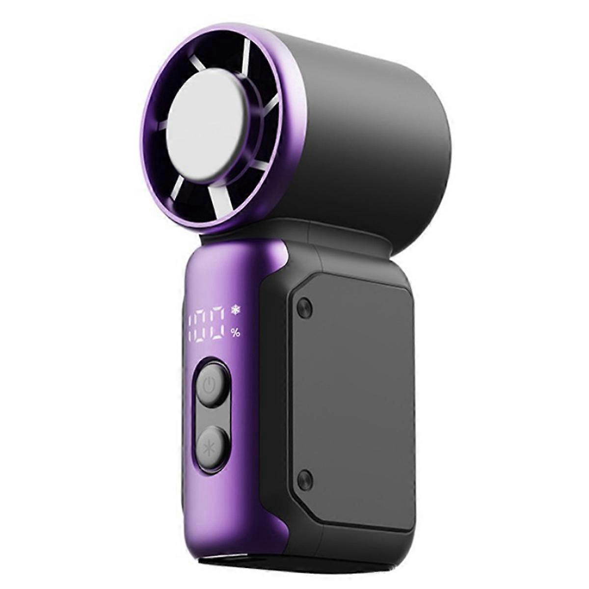Handheld Mini Fan Portable Fans 100 Wind Speed Usb Rechargeable Fan with Display Screen High Speed