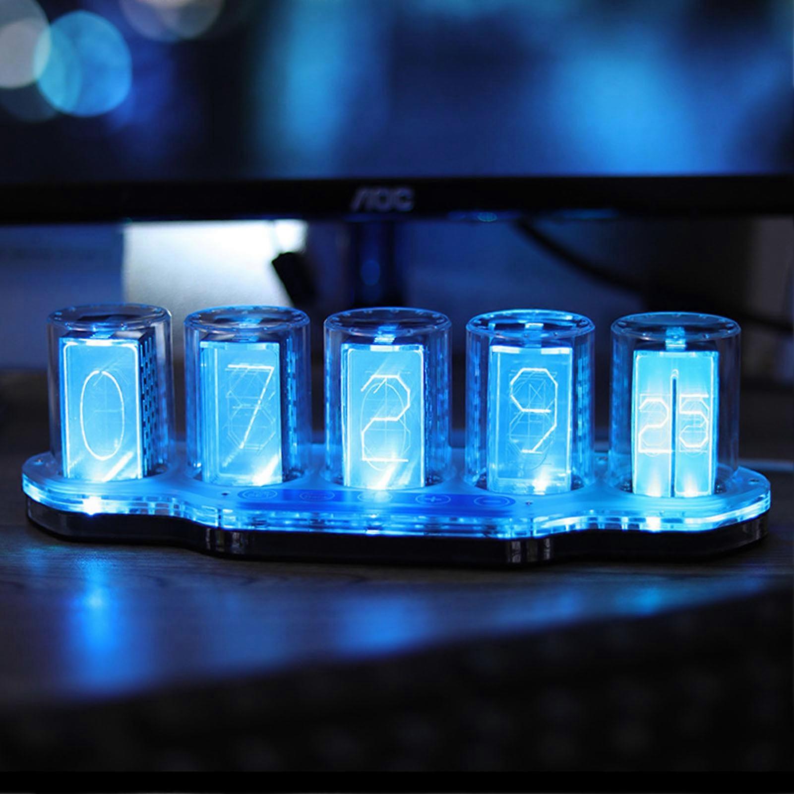 Nixie Tube Clock RGB Breathing Mode High Accuracy Time Display