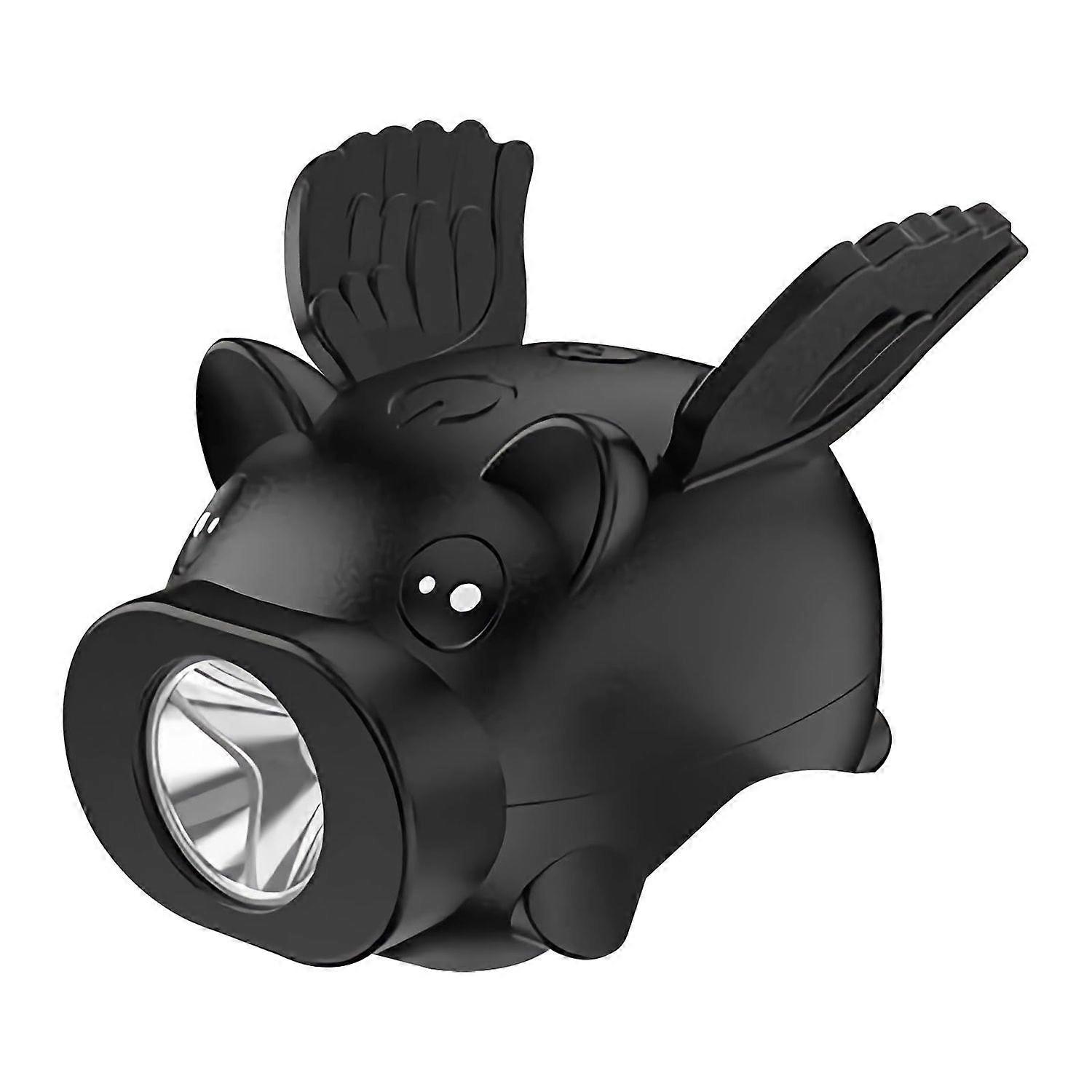 Children's Scooter Light, LED Children's Scooter Light - USB Rechargeable Stroller Light, LED Pig Warning Light, Triple Mode, Eight Levels Waterproof,