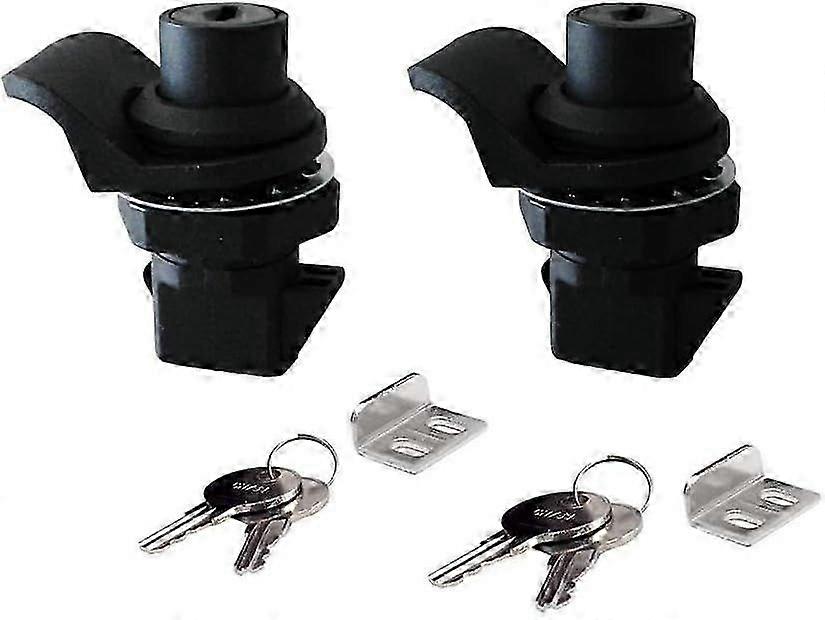 SZYNLIF Push Button Latch Locks Key Alike for Marine Boat Tool Box, Glovebox