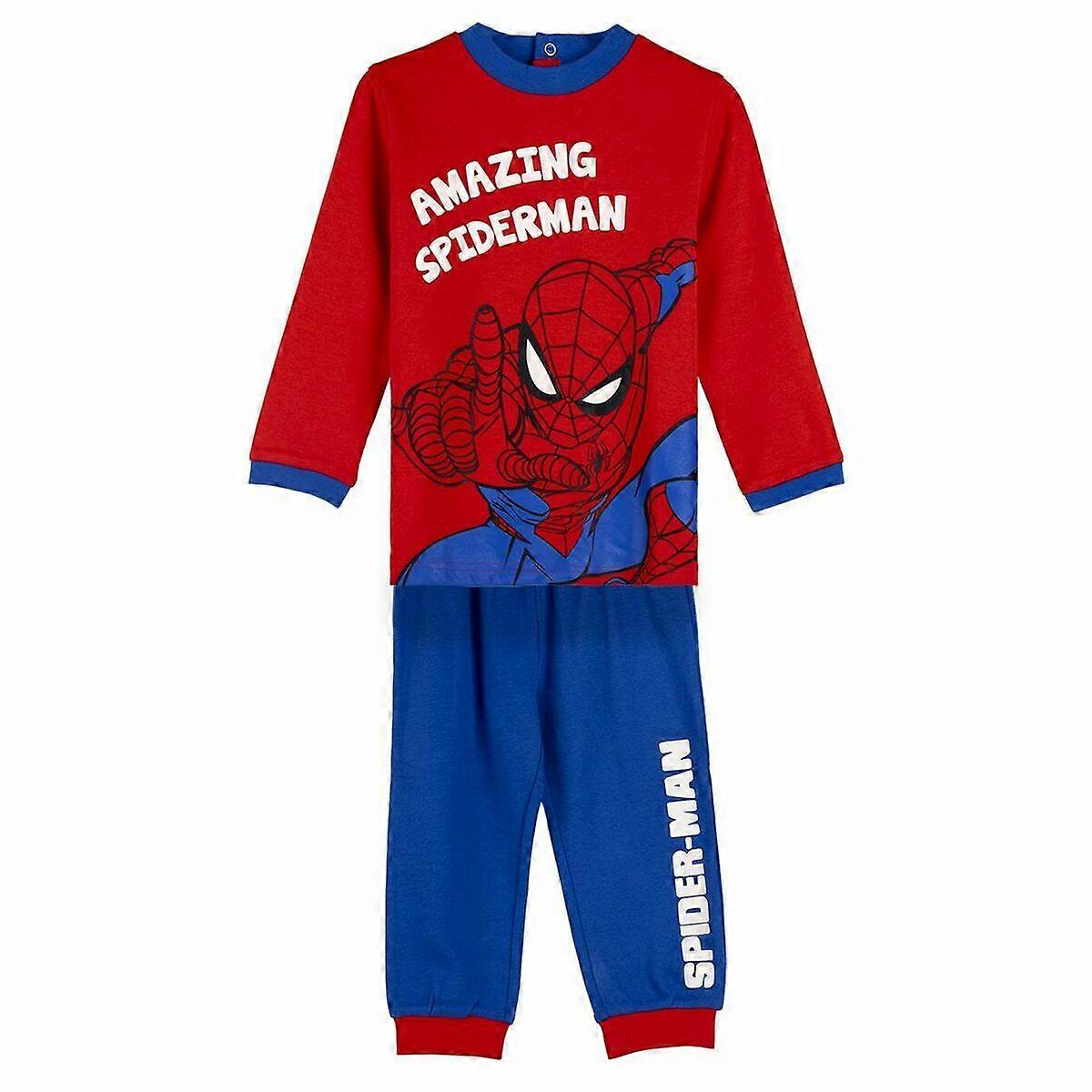Schlafanzug Für Kinder Spider-Man Blau