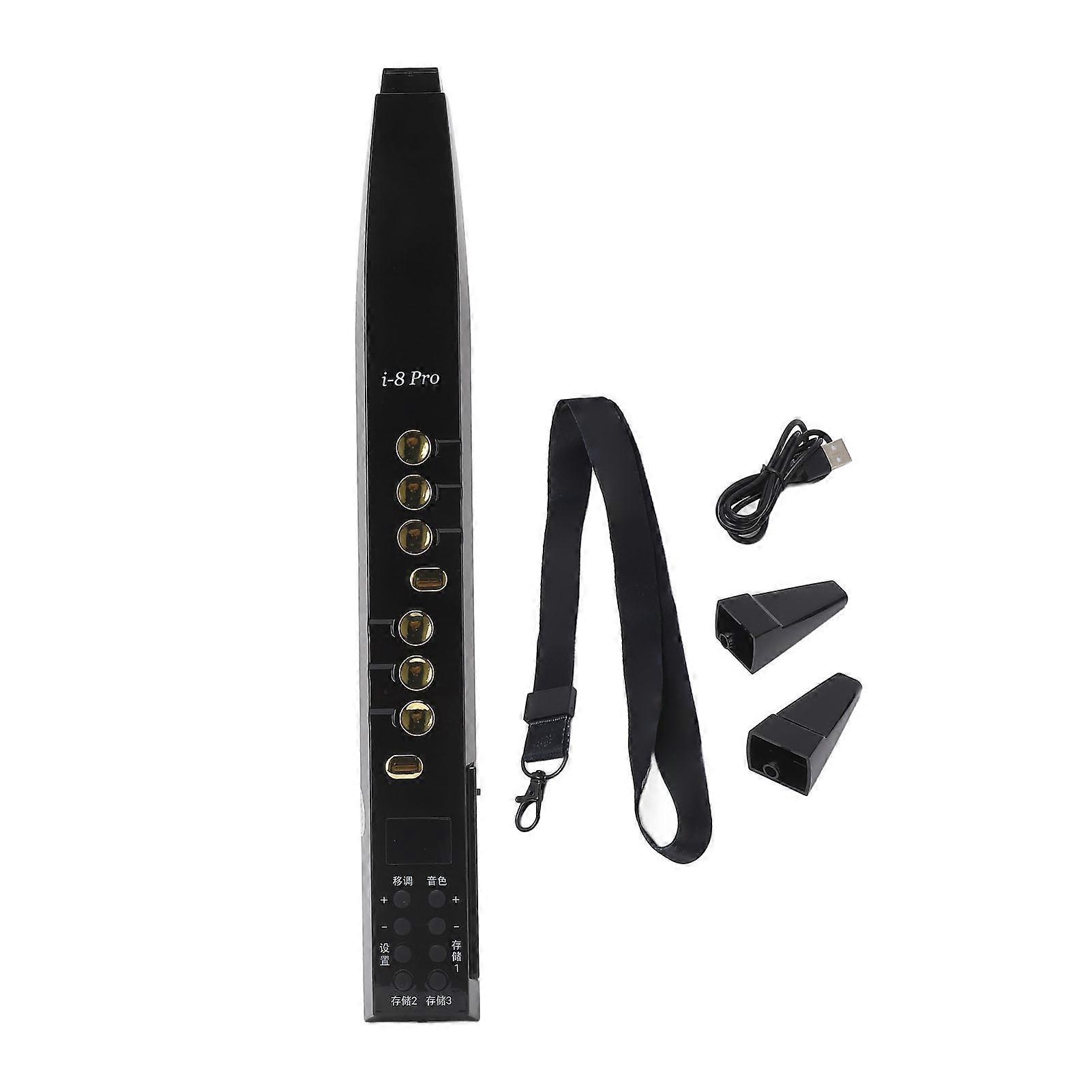 89 Tone Electronic Blowpipe 12 Keys Portable Mini Saxophone Blowpipe Electronic Wind Instrument for Practice and Performance