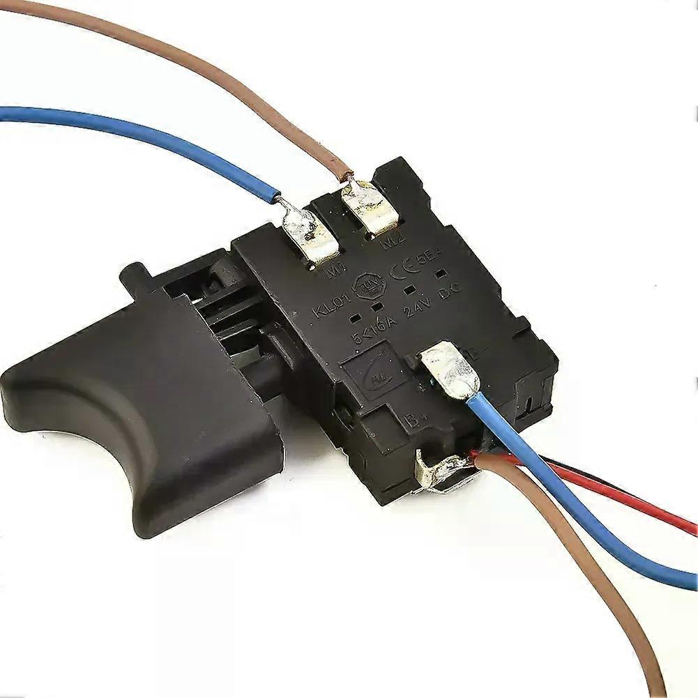 Button Electric Drill Control DC 72-24V Drill Dustproof Electric Push Speed Switch Trigger New High Quality