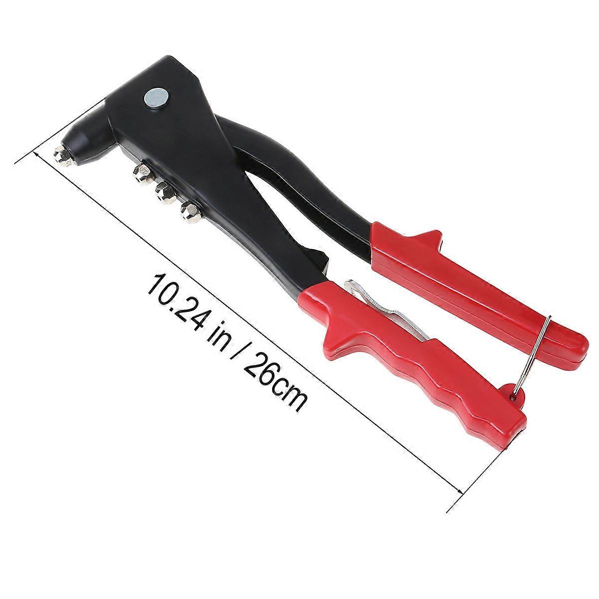 Aluminum Alloy Rivet with Heat Treated Material for Riveter Tool in Automotive Duct Installation 4.0mm Black 60Pcs