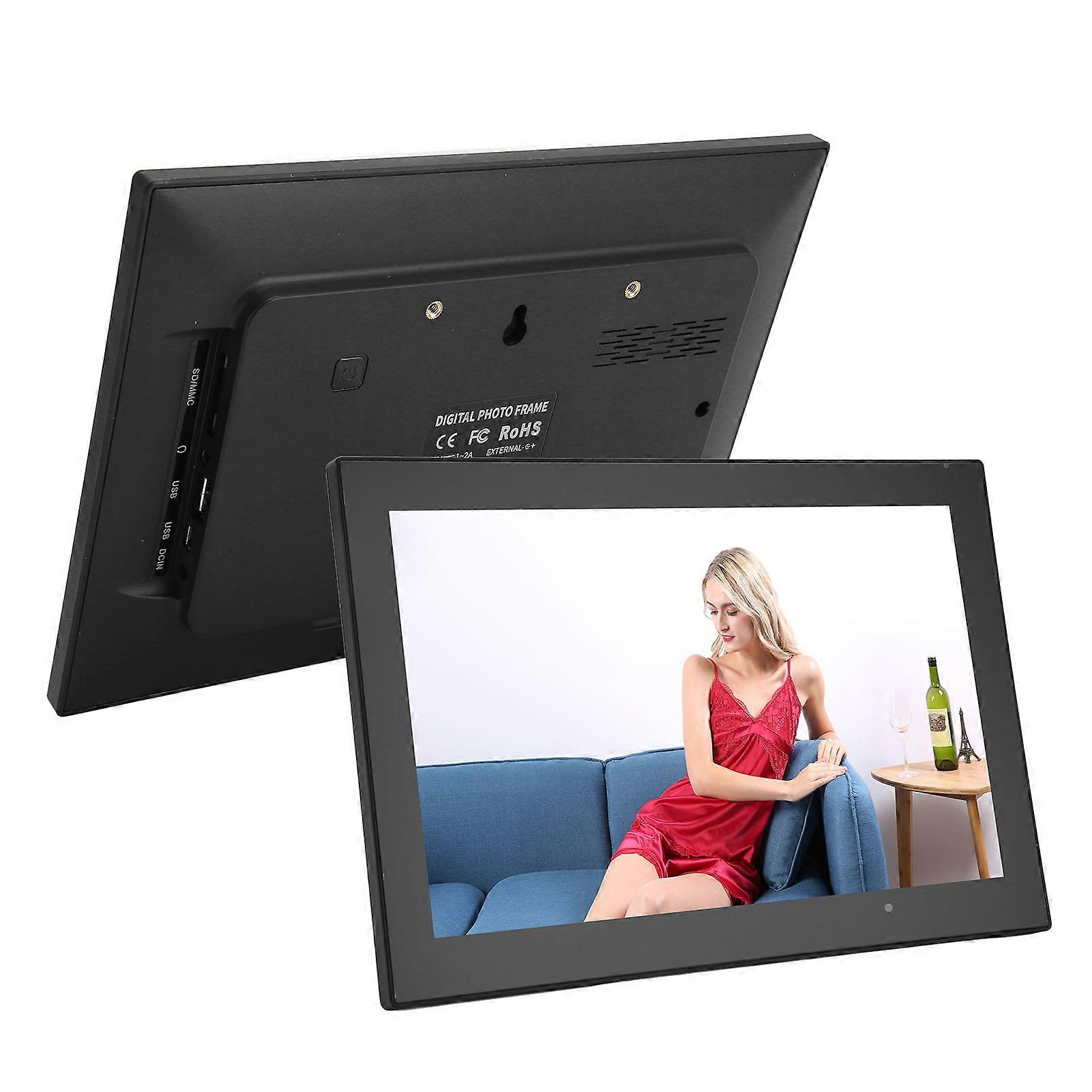 10.1 Inch WiFi Digital Photo Frame 16GB IPS Touch Screen Black