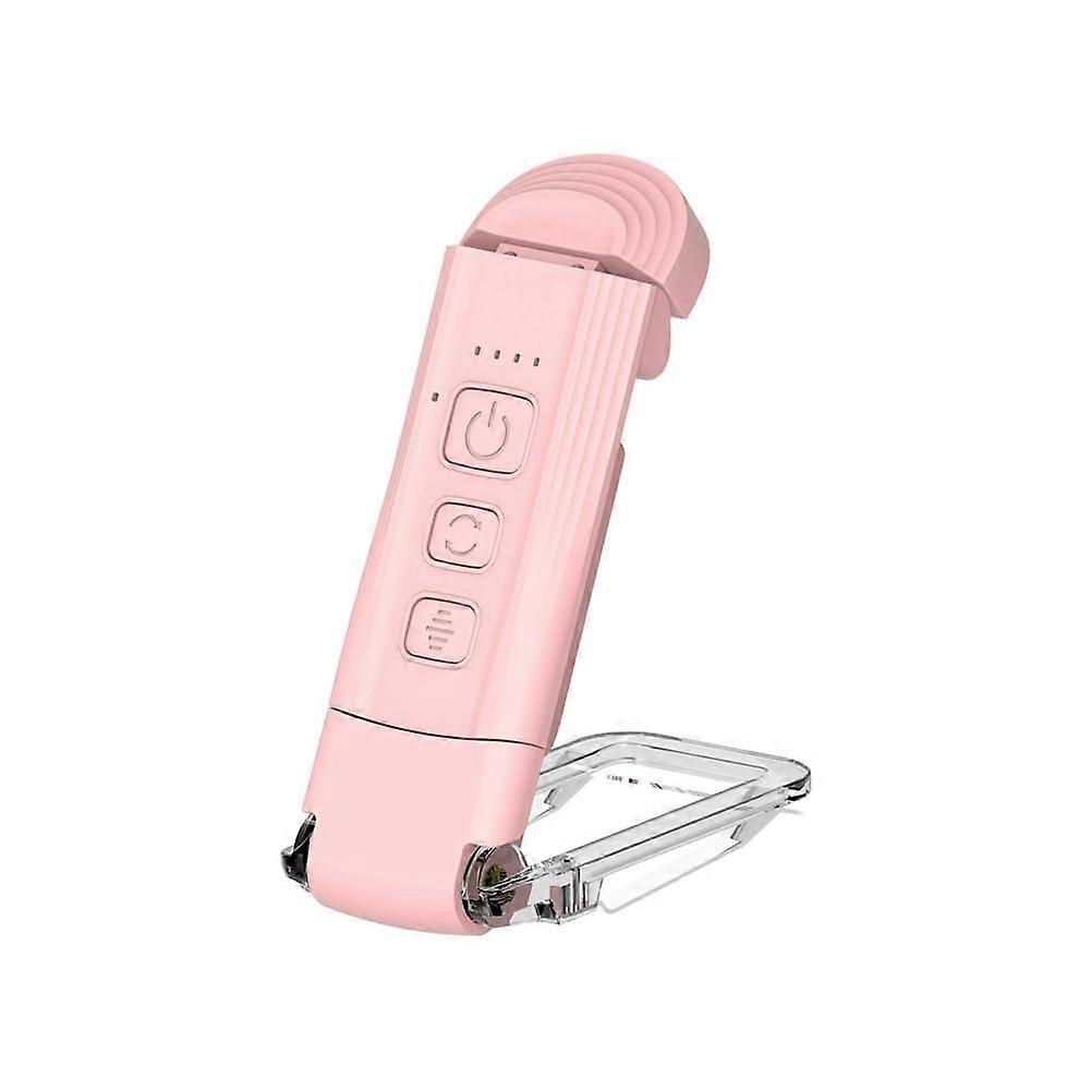 USB Book Clip Light Folding Reading Light For Desk, Eye Protection, ClipOn Lamp, USB Powered, Pink