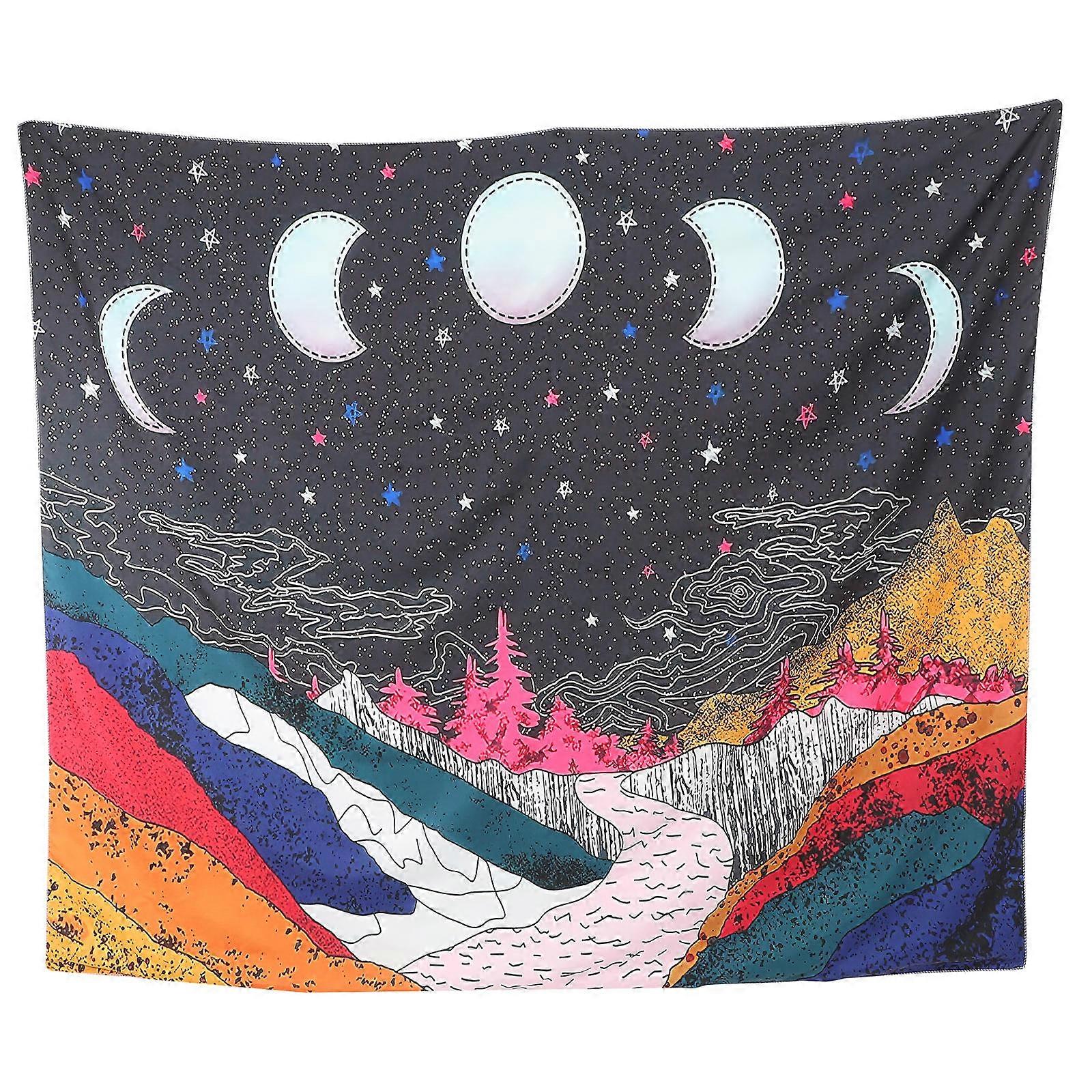 Multi Color Sky Wall Tapestry Wall Carpet for Room Decoration