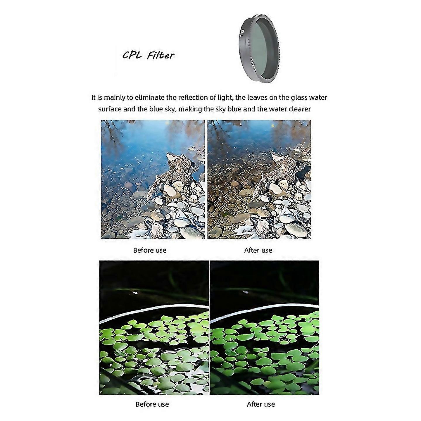 For Go 23 Lens Filters Star Cpl Nd4 Nd8 Nd16