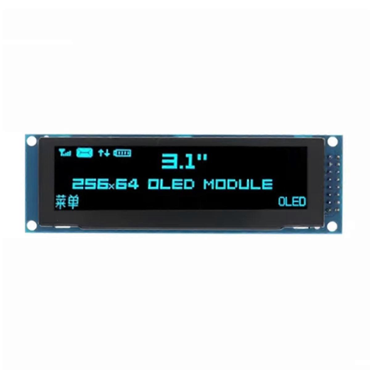 3.12 Inch OLED Display 256x64 SSD1322 Driver Graphic LCD Module Blue