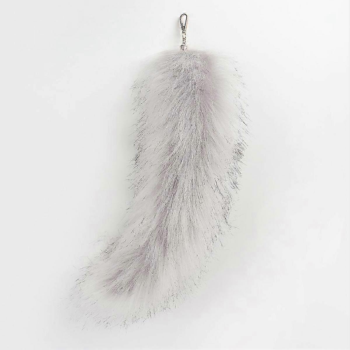 Simulation queue de renard en peluche Halloween fait à la main animal queue pendentif taille accessoires cosplay queue