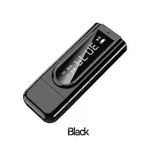 Tebe FM Stereo Bluetooth 5.0 Receiver Transmitter with TF Solt LCD Screen Aux Wireless Audio Adapter USB Dongle For PC Headphone