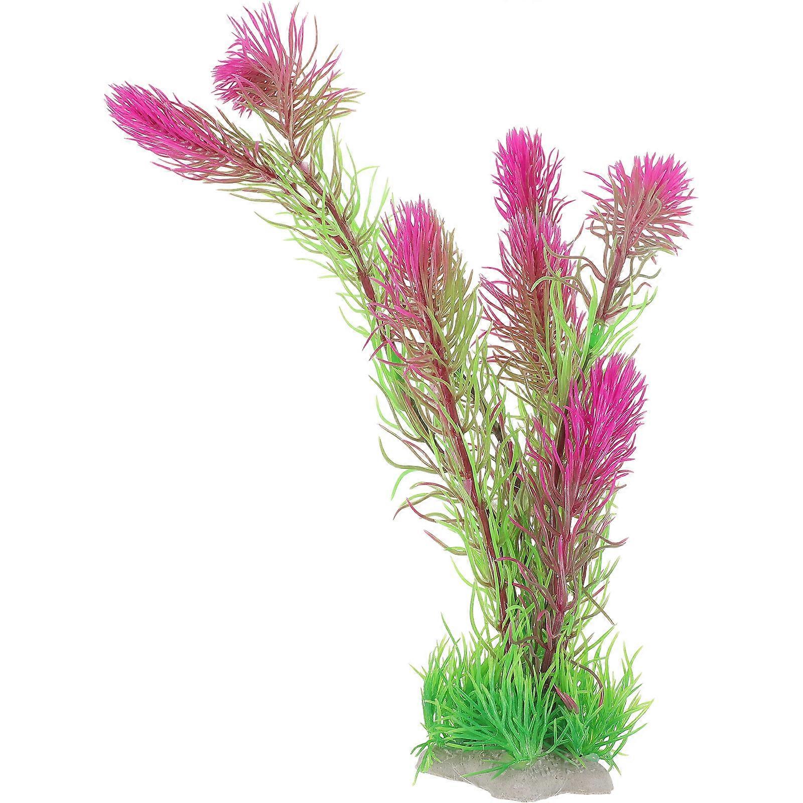 Fish Tank Accessories Artificial Plastic Plants for Aquarium 5Pcs