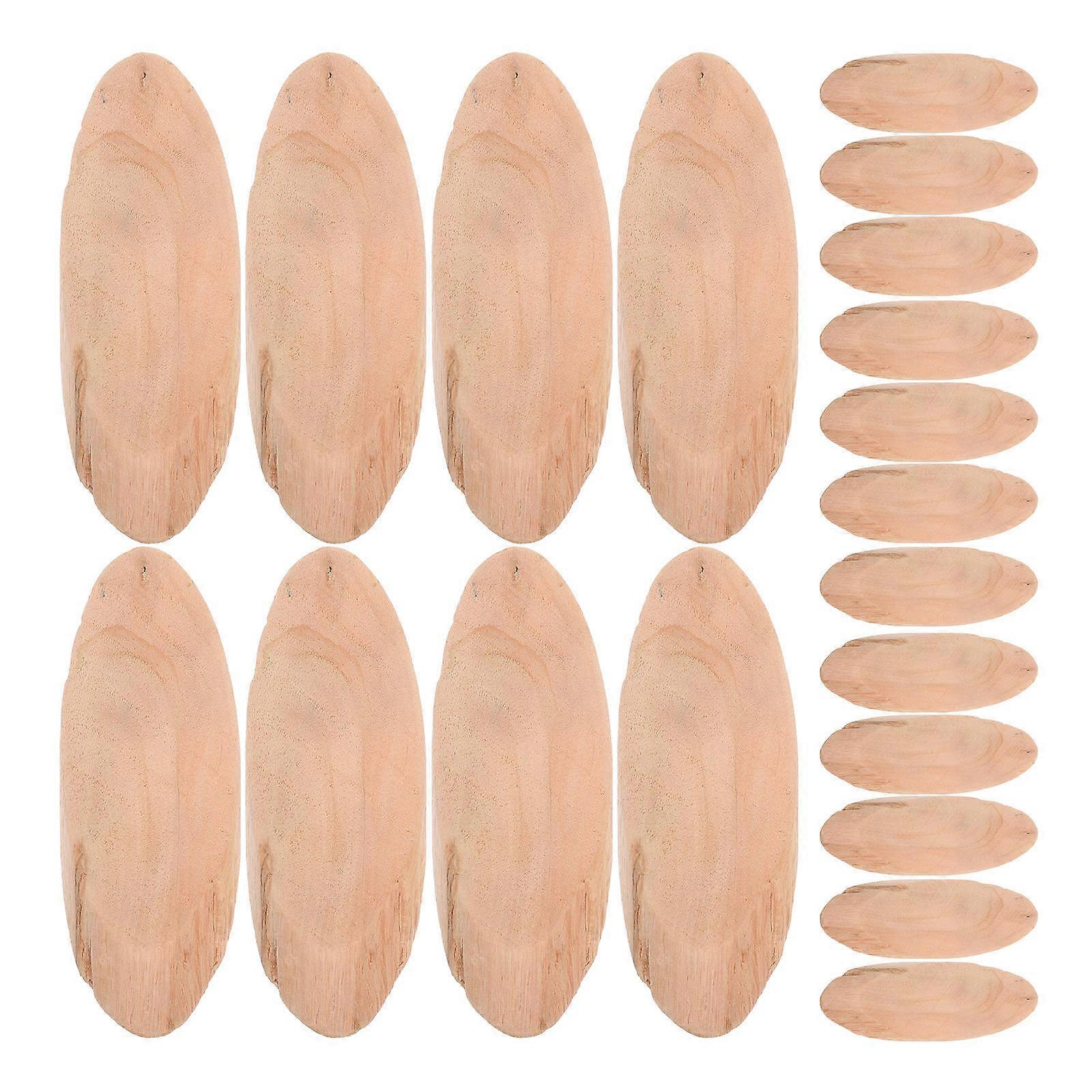 Wooden Shapes For Crafts Rustic Wood Discs Ideal For Aquarium Setup Home Improvement 3.1×1.1×0.2in 20Pack