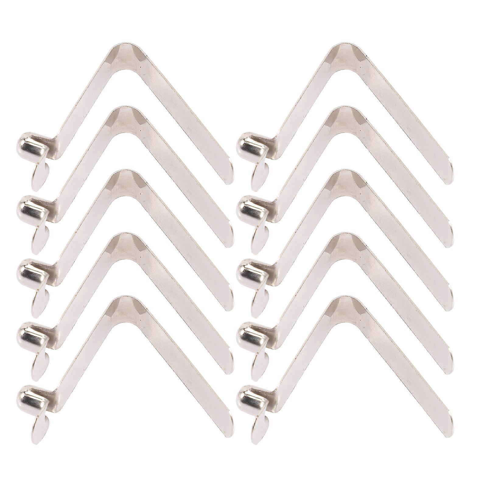 Kayak Buckle V Shape Snap Clip for Locking Tube 80Pcs