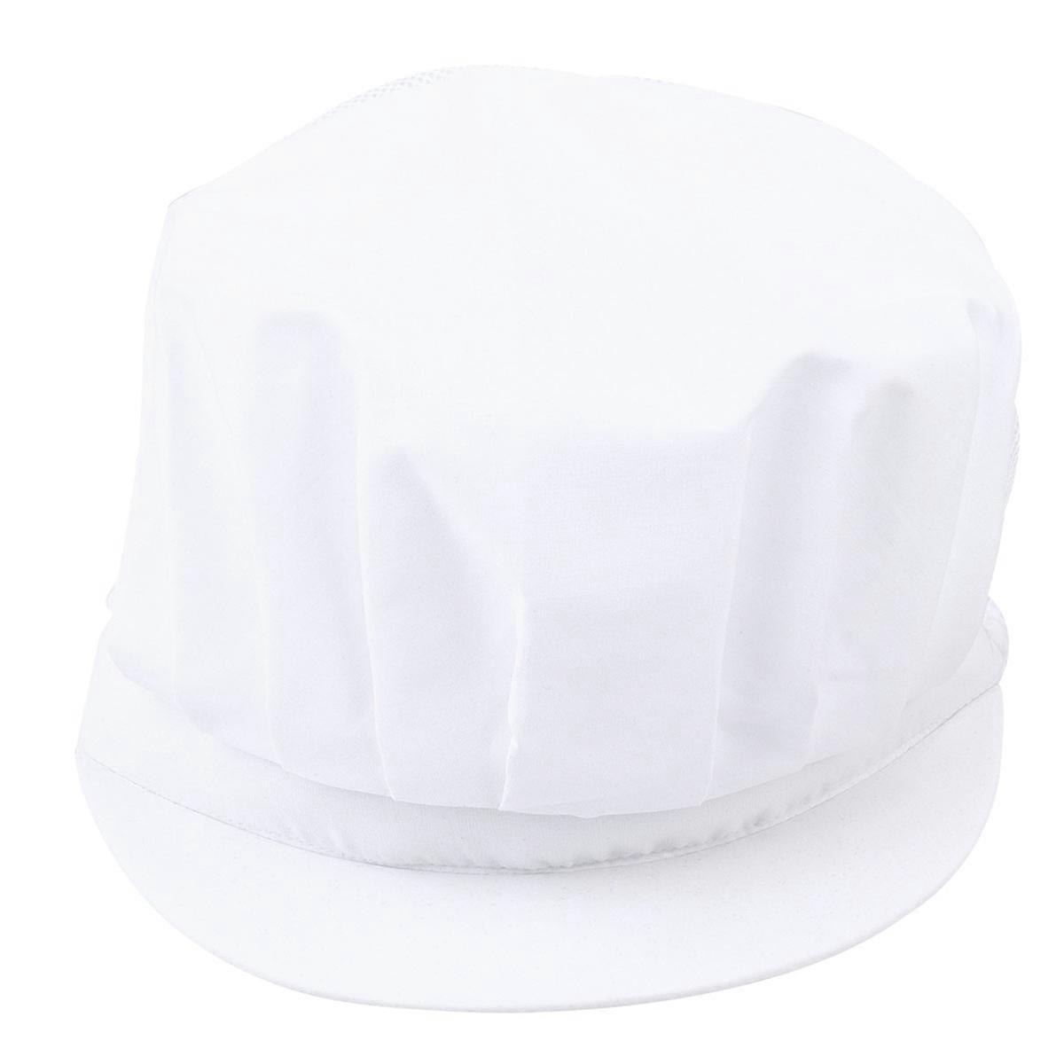Work Hat Breathable Chef Hat for 3Pcs White Mesh Protective Working Caps