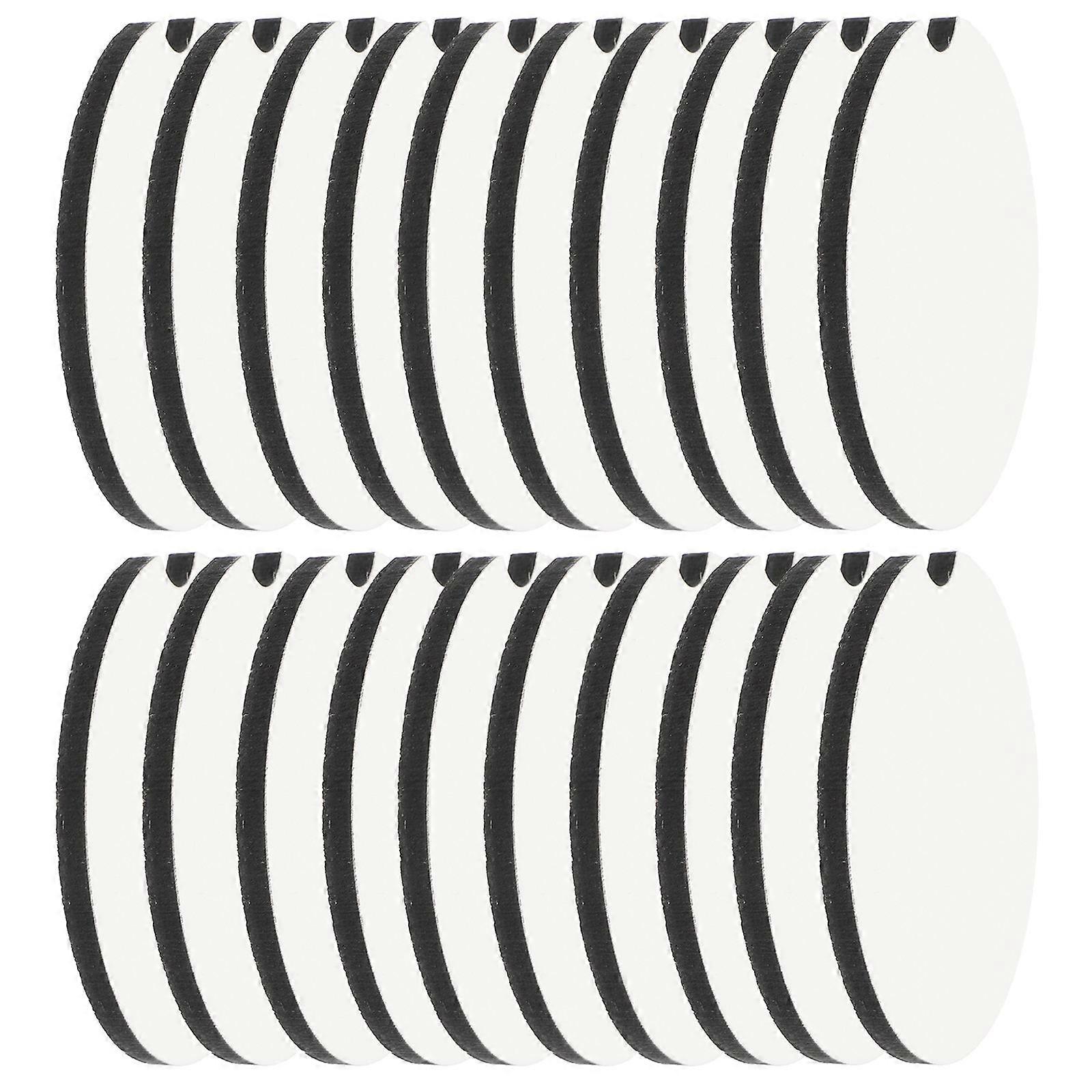 Sublimation Coasters Wood Cup Mats for Kitchen Use 100Pcs White Coasters