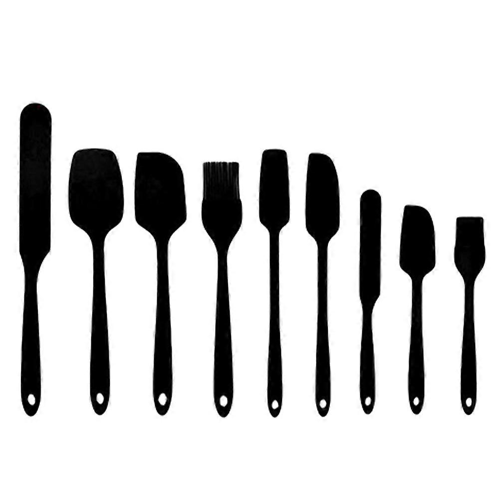 Butter Silicone Baking Tools for Cream Spatula 2Sets Black