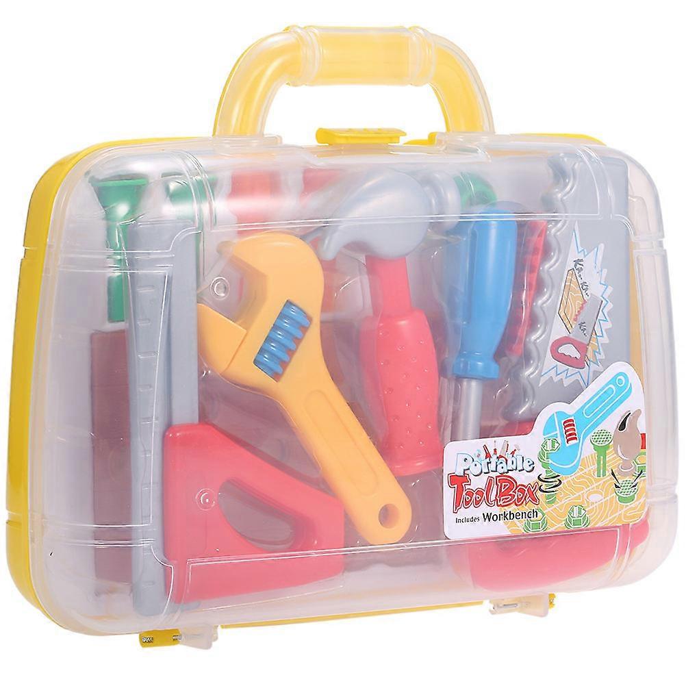 Kid Toy Tool Set for Playing 2Sets Plastic Pretend Play Accessory