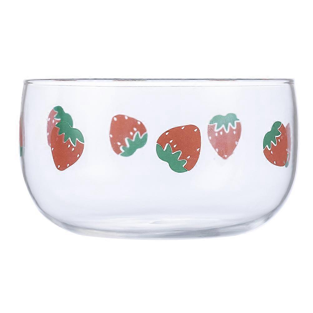 Kitchen Tableware for Storage 2Pcs Transparent Decorative Bowls