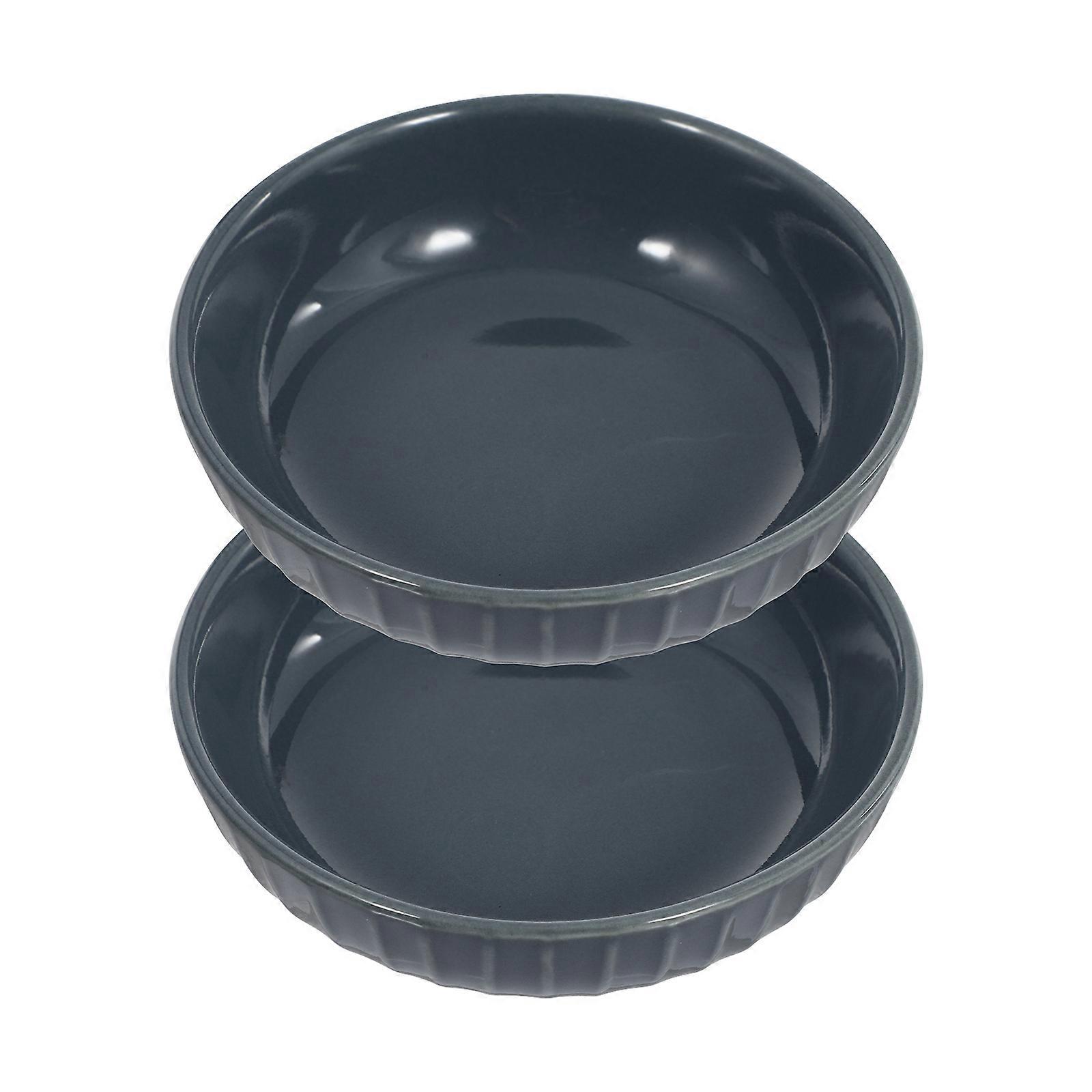 Dipping Use 4 Pcs Square Ceramic Sauce Storage Plates Blue Perfect For Restaurant Use Unique Dinnerware