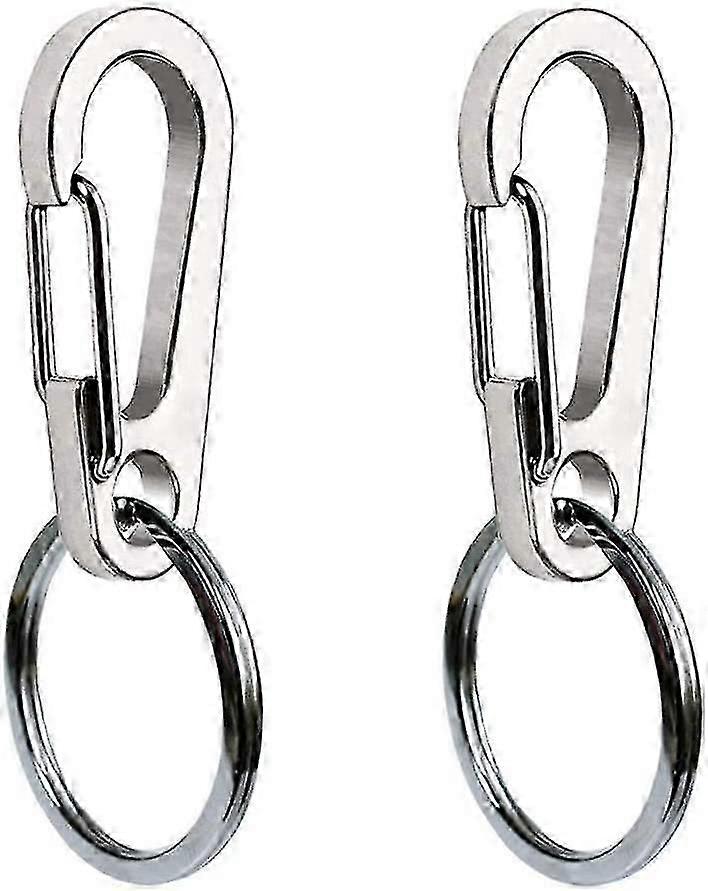 2 db-os kutyacímke-csipesz, rozsdamentes acél, nagy teherbírású klipszek, kisállat-azonosító címke