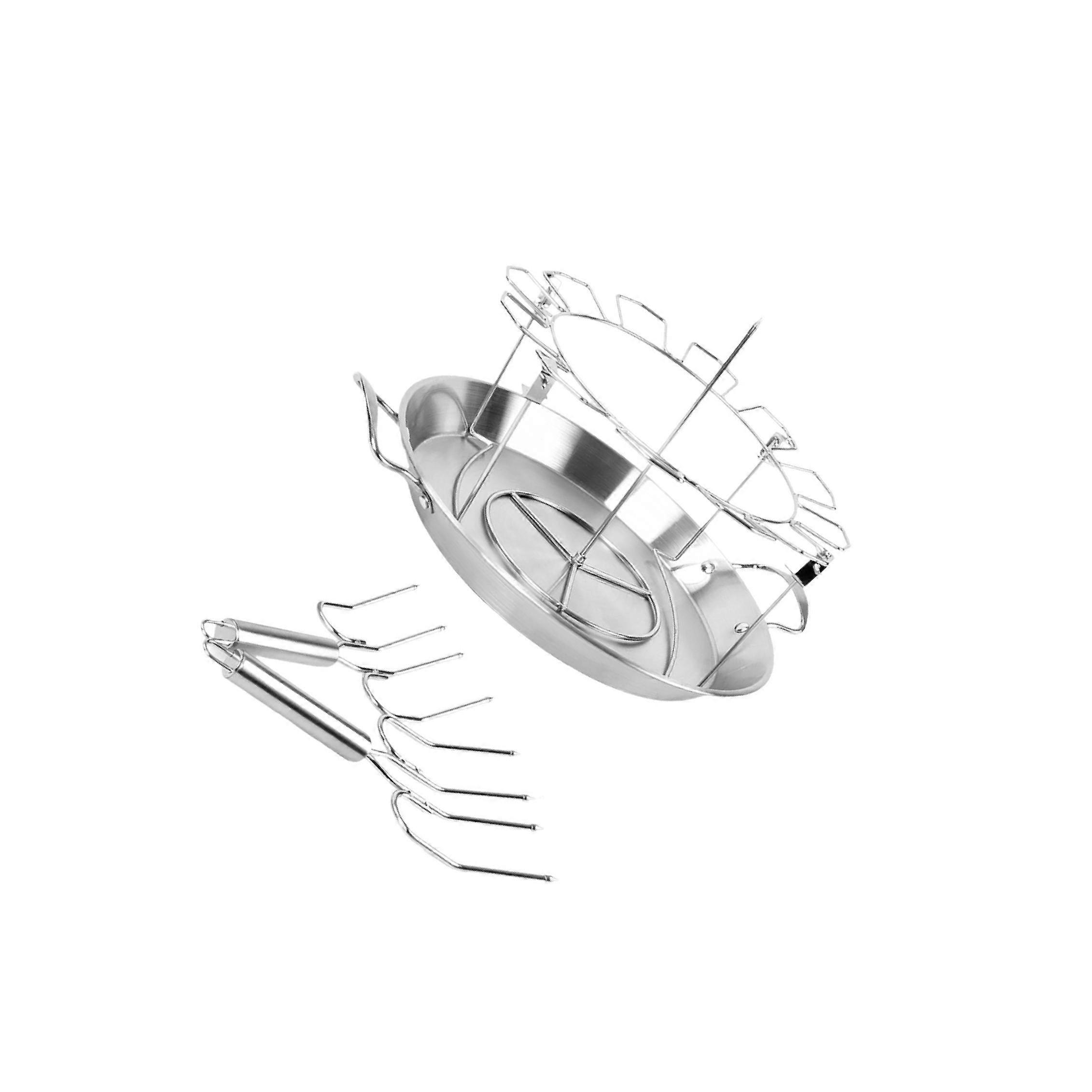 Chicken Leg Rack Multiuse Chicken Roaster Stand for Grilling BBQ Cam