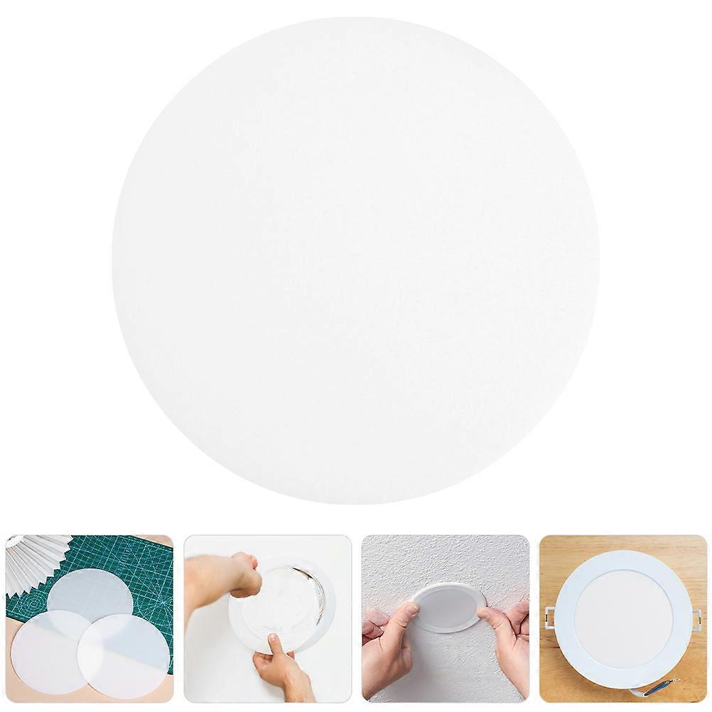 Plastic Lampshade Diffuser for Drum Style Lighting Accessory 24Pcs White