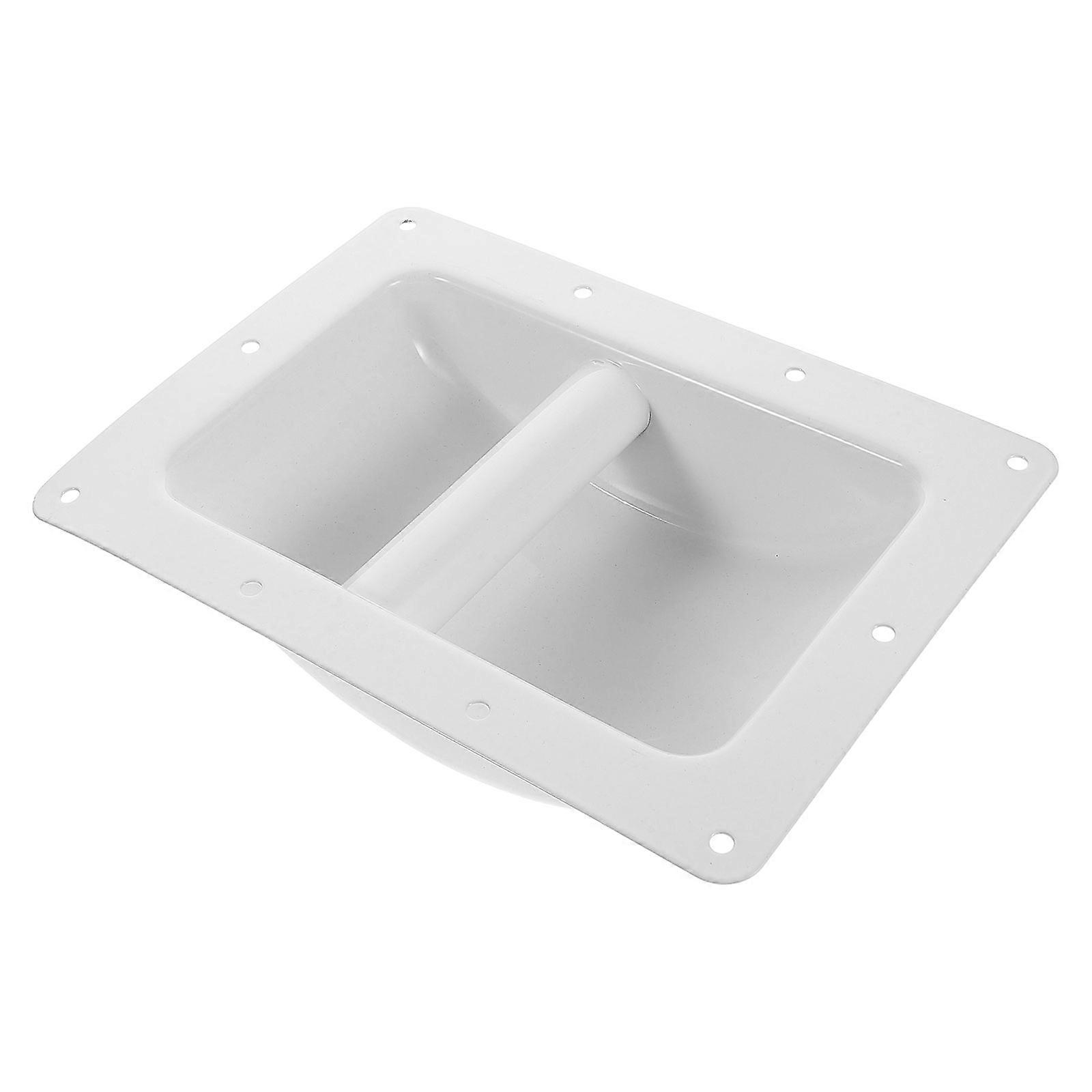 Cabinet Speaker Iron Handle for Replacement 3Pcs White Sturdy Audio Equipment