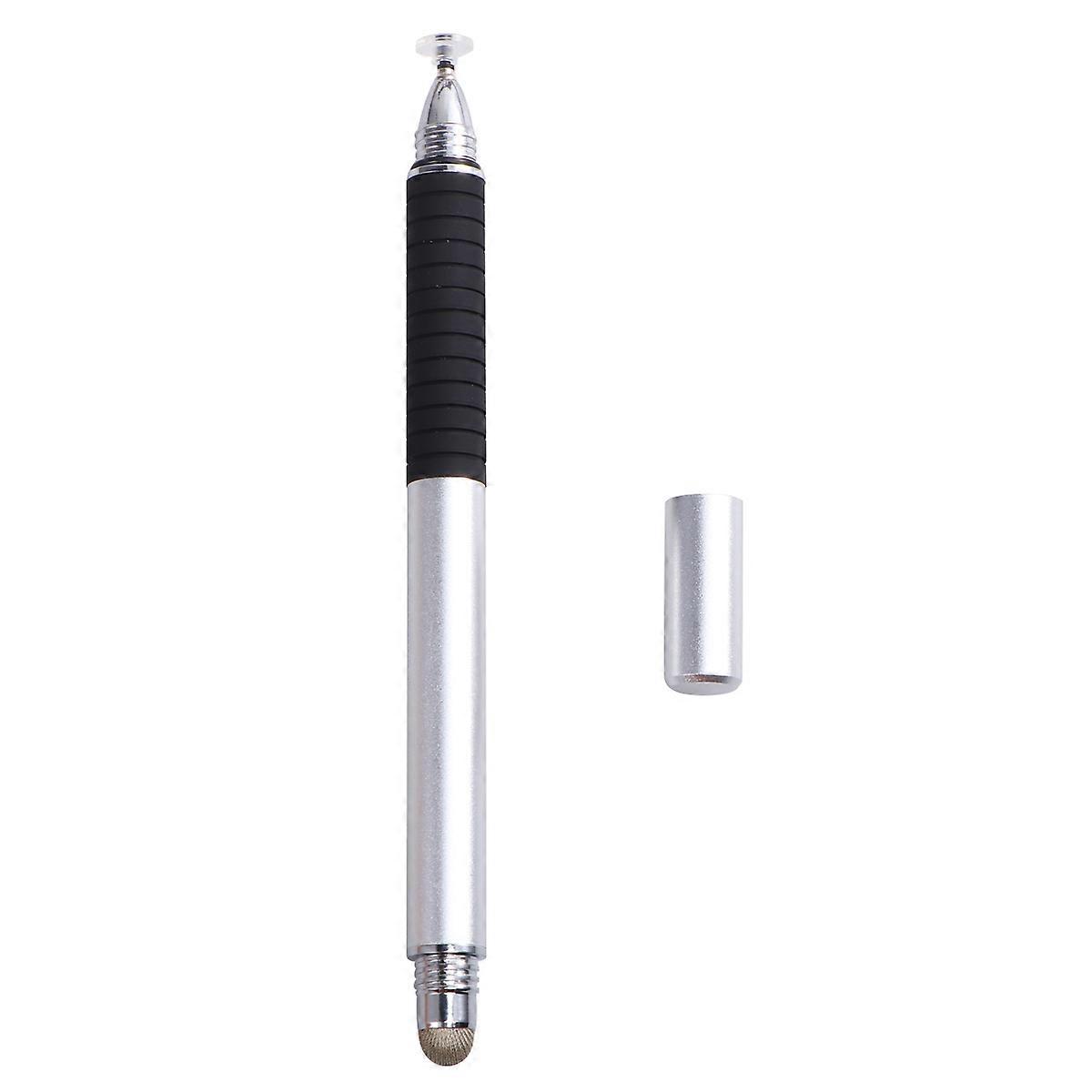 Stylus Pen 2 in 1 Capacitive Stylus for Drawing Comes with 3Pcs Silver