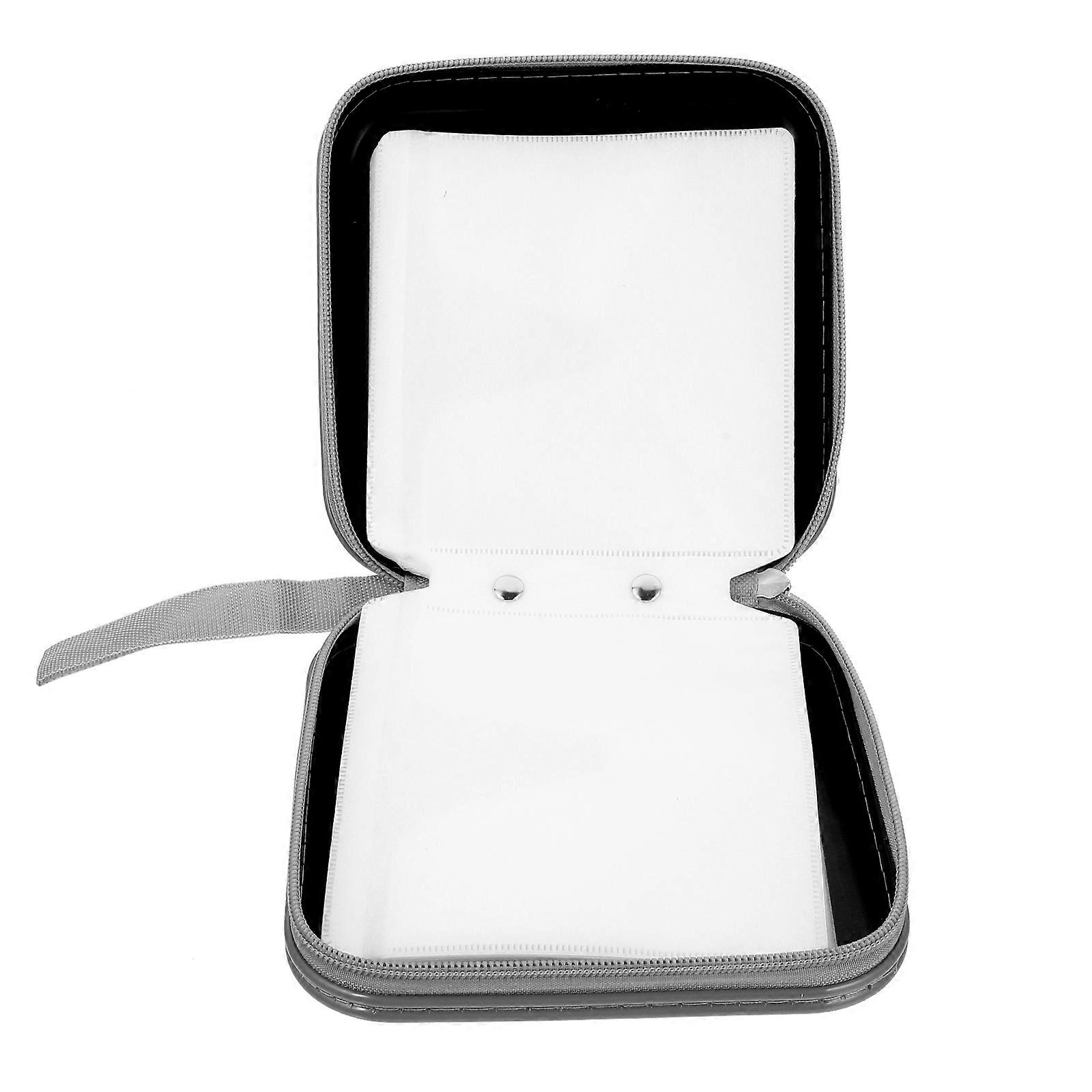 Compact Disc Holder With 40 Capacity Storage Solution For DVDs CDs Designed For Traveling Home Organizing 1Pack