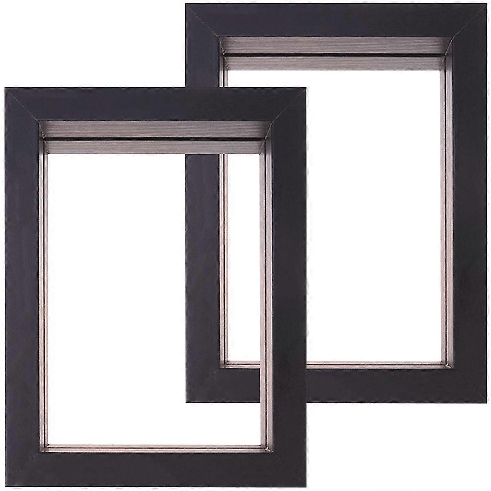 Picture Frame Specimen Frames for Decoration 6Pcs Black