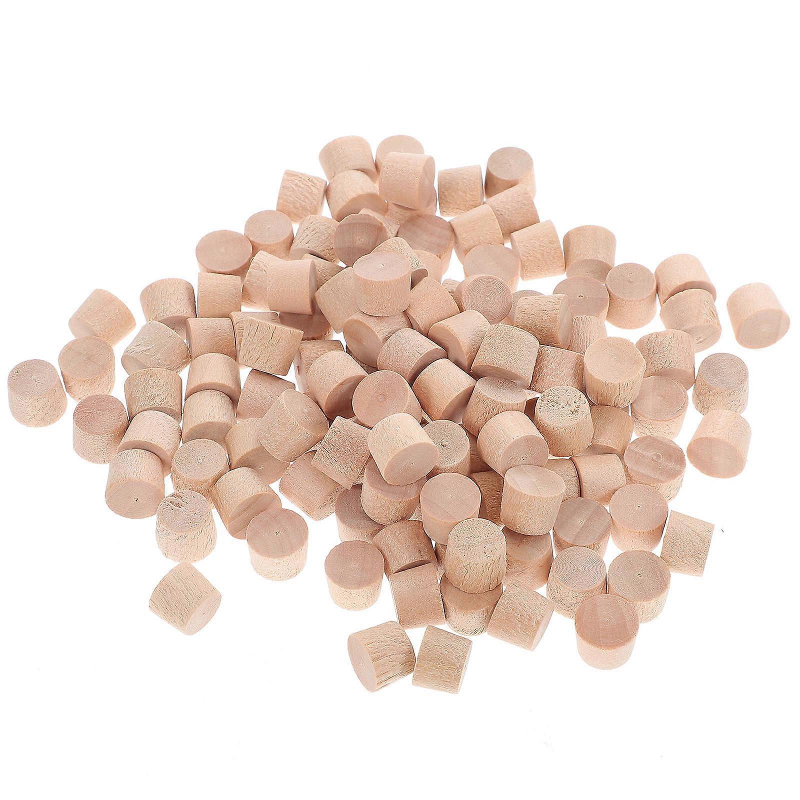 Ahşap İşleme Kendin Yap Projeleri için Vida Deliklerini Doldurmak İçin Ahşap Tıkaçlar ve Ahşap Düğmeler 400 Adet