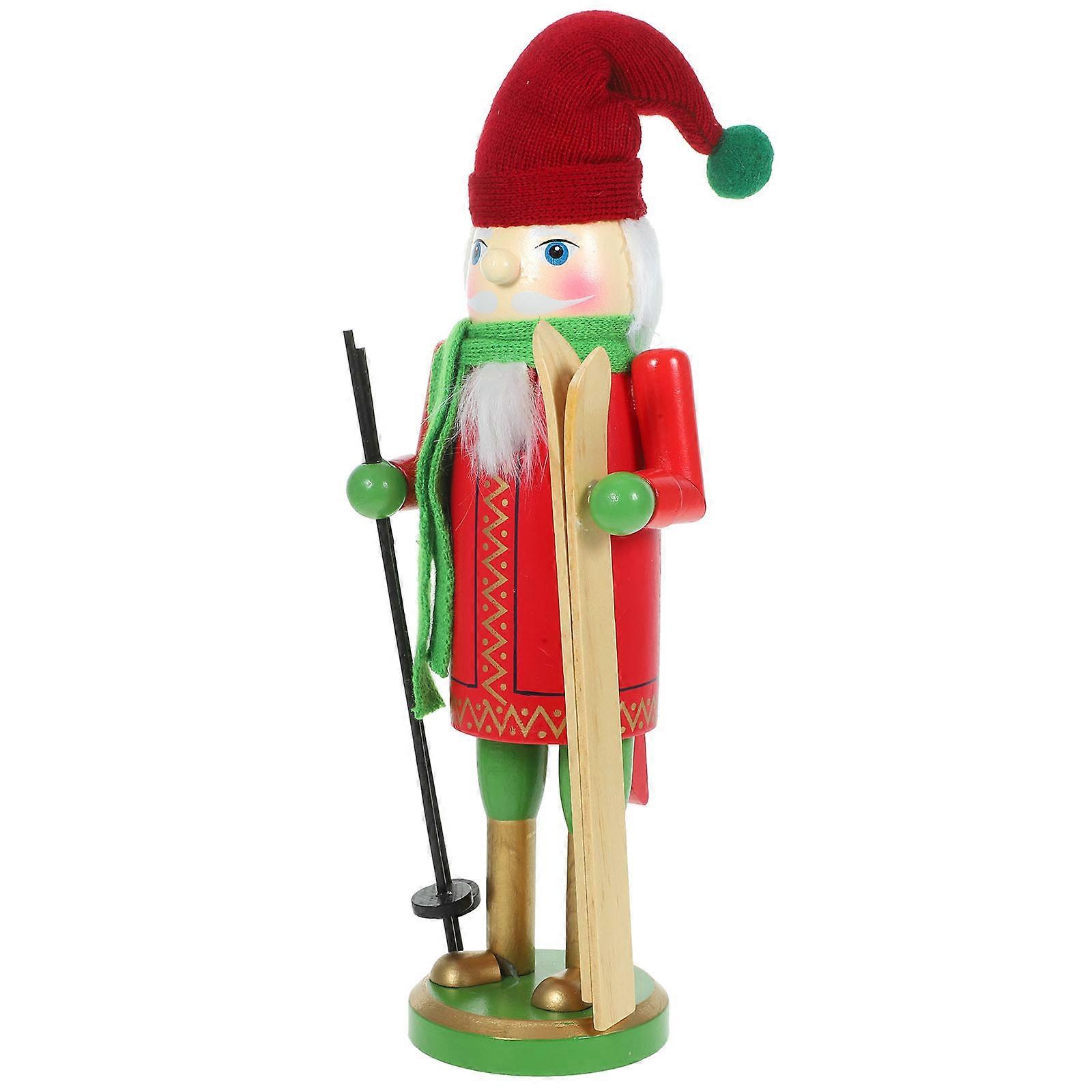 Christmas Nutcracker Figure Ornament with 2Pcs for Holiday Centerpiece