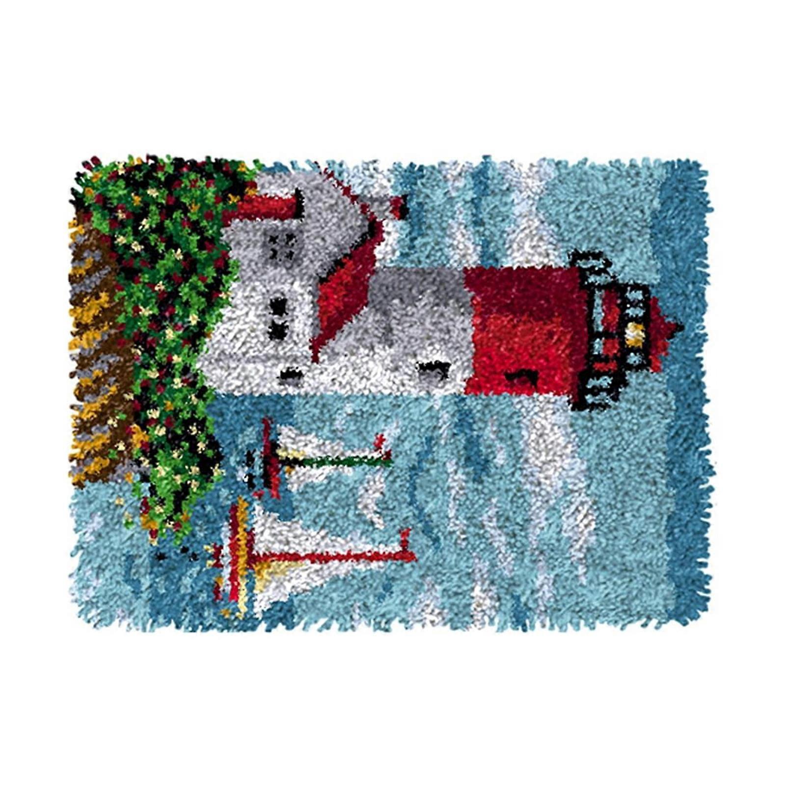 Polyester Beginner Friendly Stunning Carpet Embroidery With Latch Hook Kits Decorations Gift