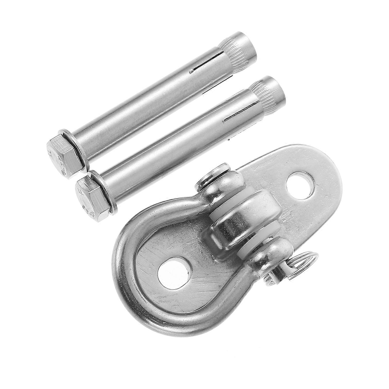 Stainless Steel Silver Hammock Hanging Hook for Swing 1Set Strong Fixing