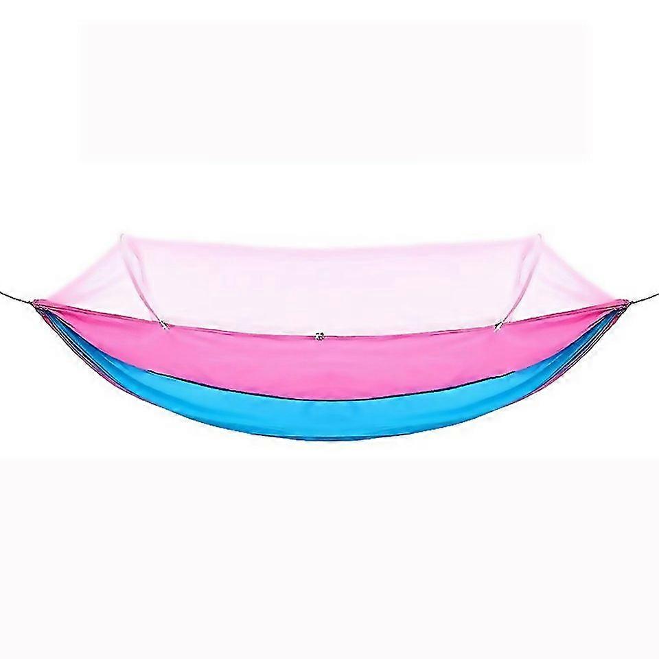 For Outdoor Camping Antimosquito Quickopening Hammock Spec Double Pinksky Blue