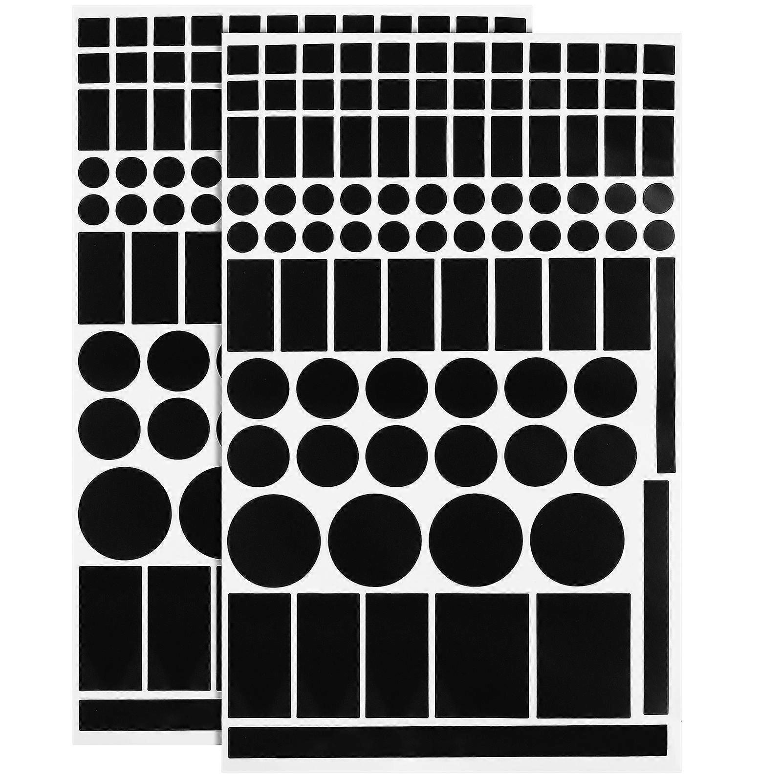Light Blocker Black Stickers for LED Covers 4Pcs Set