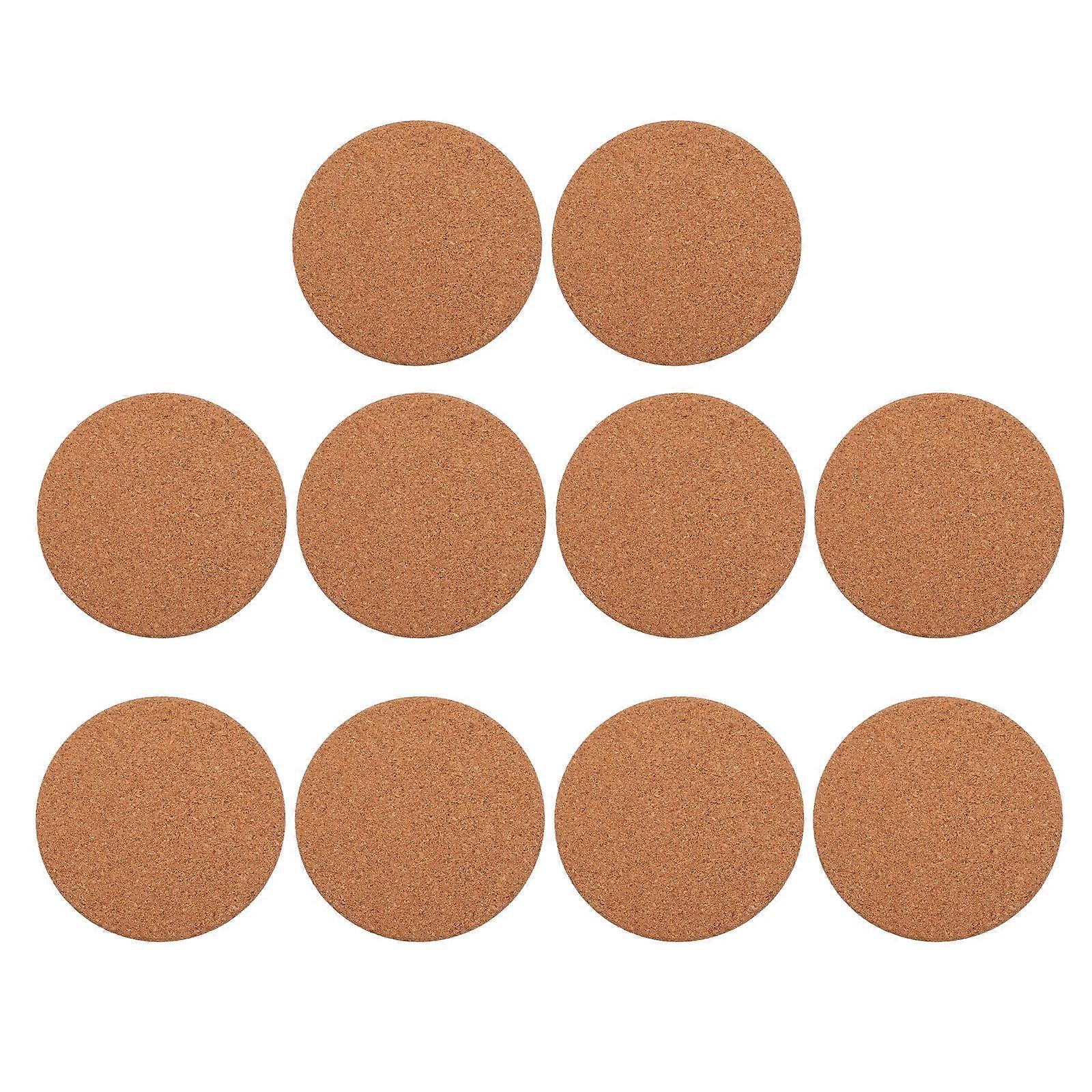 Bar Coasters Cork Cup Pads for Heat Insulation 30Pcs Waterproof Set