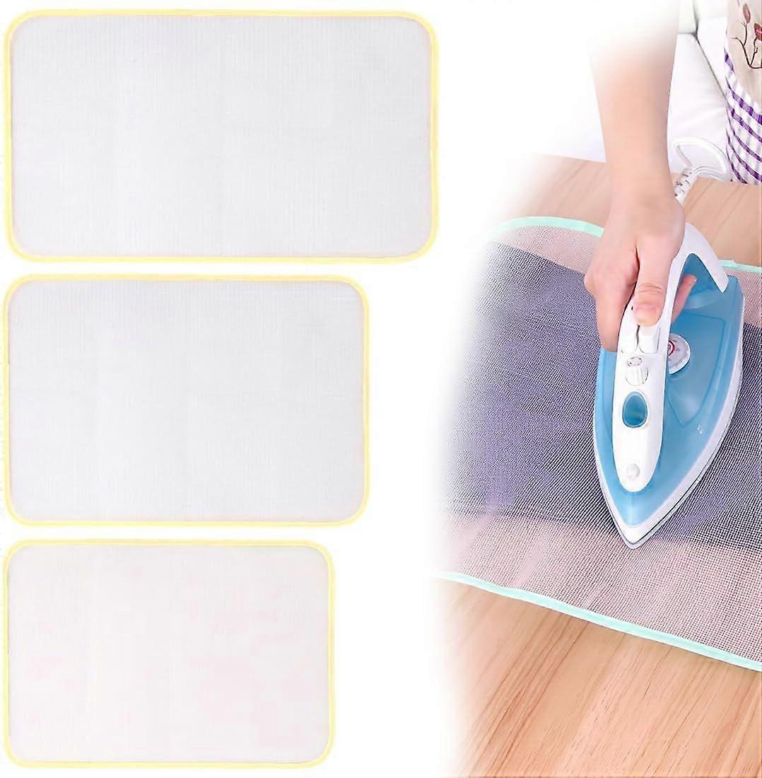 Pieces for Easy Ironing and Protection, Pressing Cloth Pad, Protective Mesh Cloth, Ironing Net, Protective Ironing Cloth for Ironing Fabric (3 sizes)