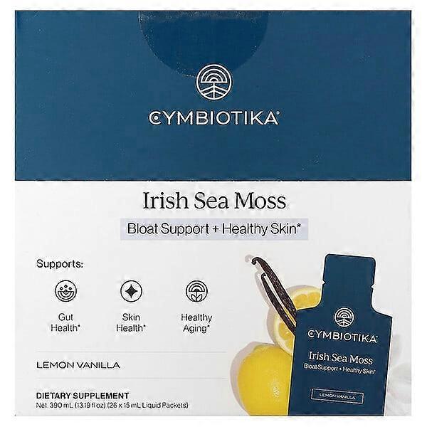 Cymbiotika, Irish Sea Moss, Lemon Vanilla, 26 Liquid Packets, 0.5 fl oz (15 ml) Each