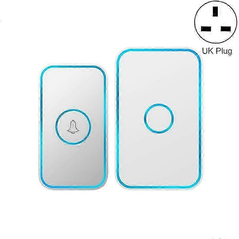 2025 Remote Control Electronic Doorbell UK Plug - Bright White