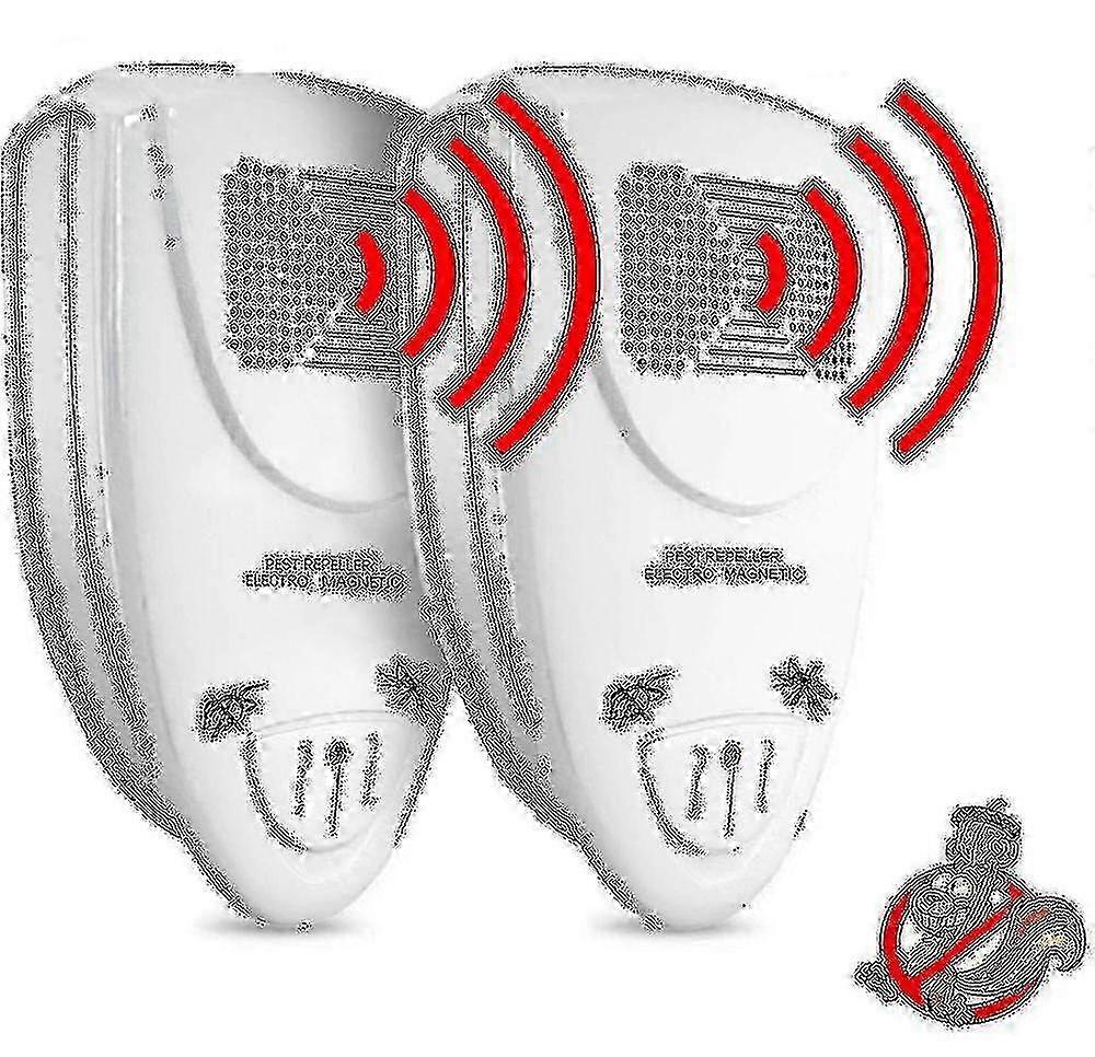 Ultrasonic Squirrel Repeller Pack Of 2 - Get Rid Of Squirrels In 72 Hours