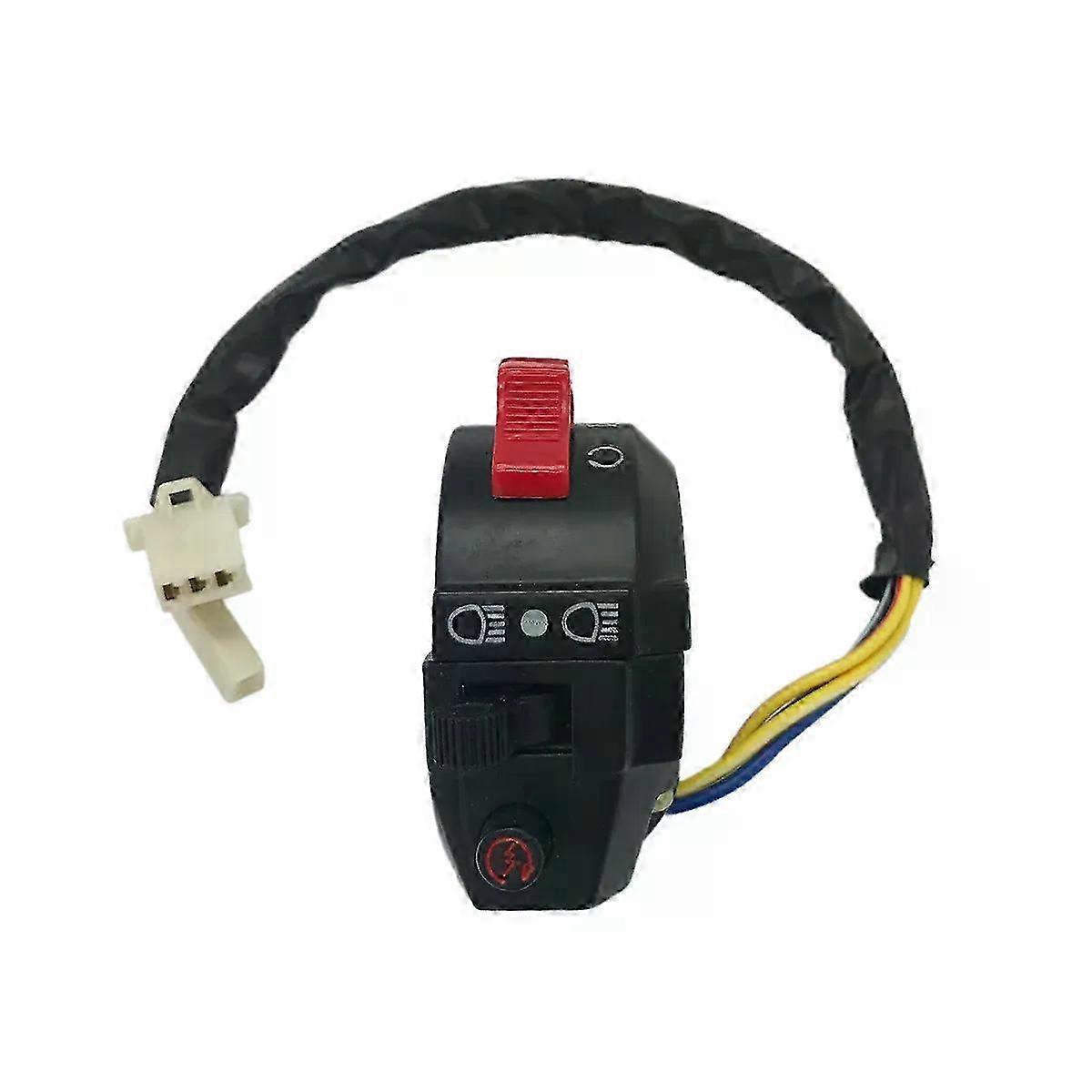 25-26 5 Wire LH Handlebar Starter Switch for Kazuma 50cc 90cc Falcon Mini Meerkat ATV Quad