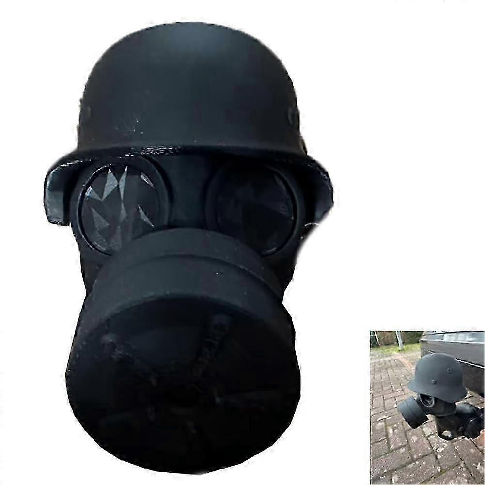 3D-tryckt hjälm dragskydd släpvagnskoppling skyddslock för SUV lastbil dragkrok, kreativ lastbil tillbehör gåva