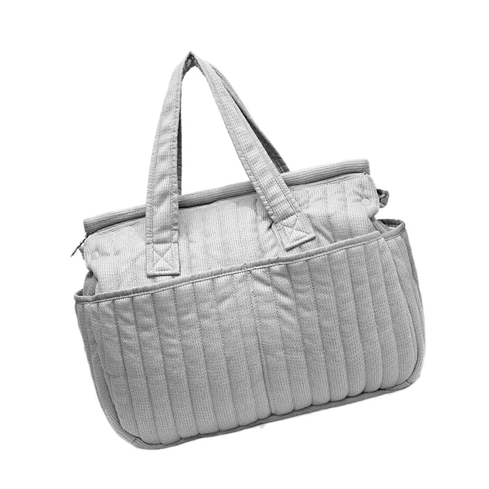 Multifunctional Baby Strollers Hanging Bag Portable Travel Case Organiser with Multiple Pockets for Diapers and Bottles Multicolor