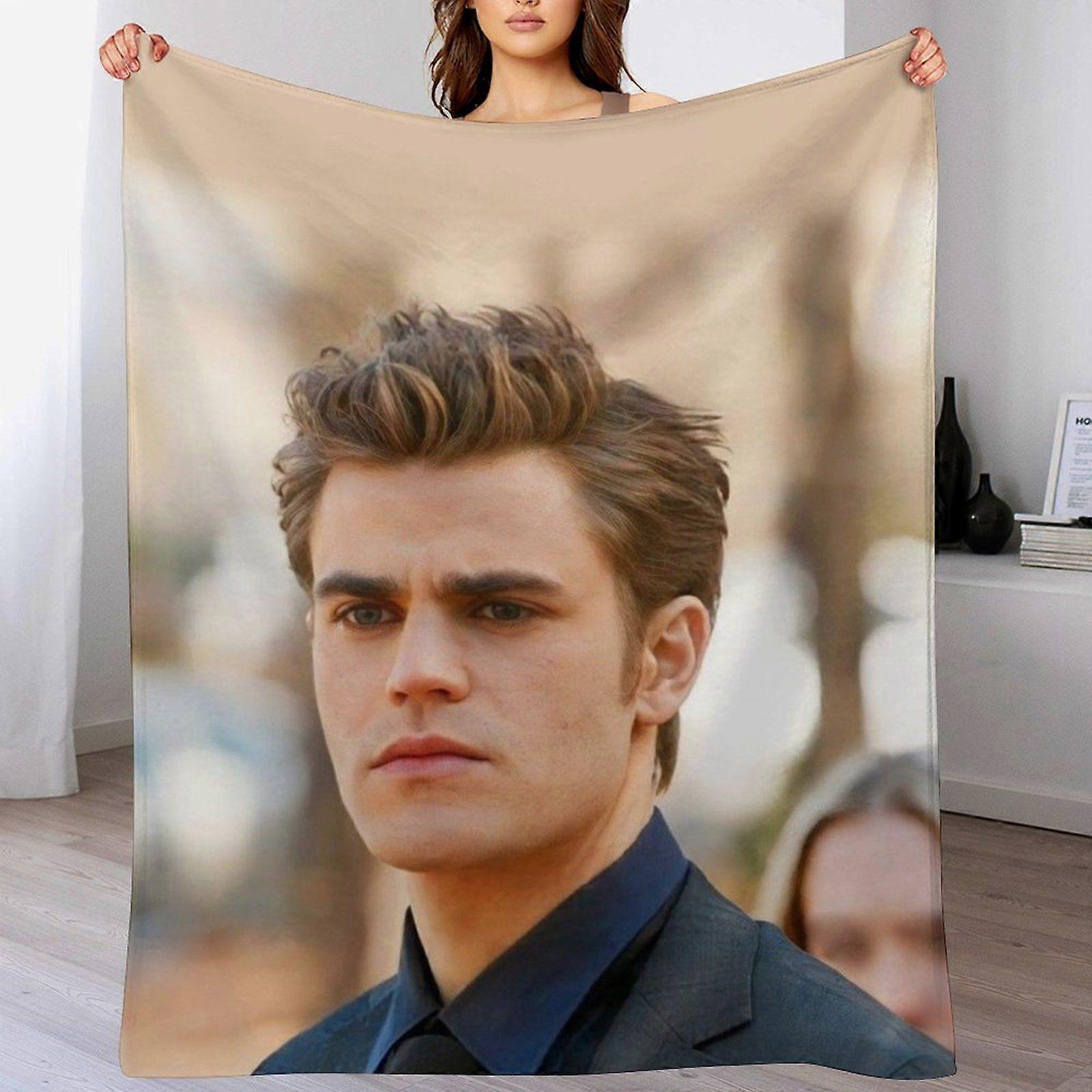 Stefan salvatore Hypoallergenic Foldable Blanket for Sofa Bed Kids Lounge No Shedding Velvet Soft Touch